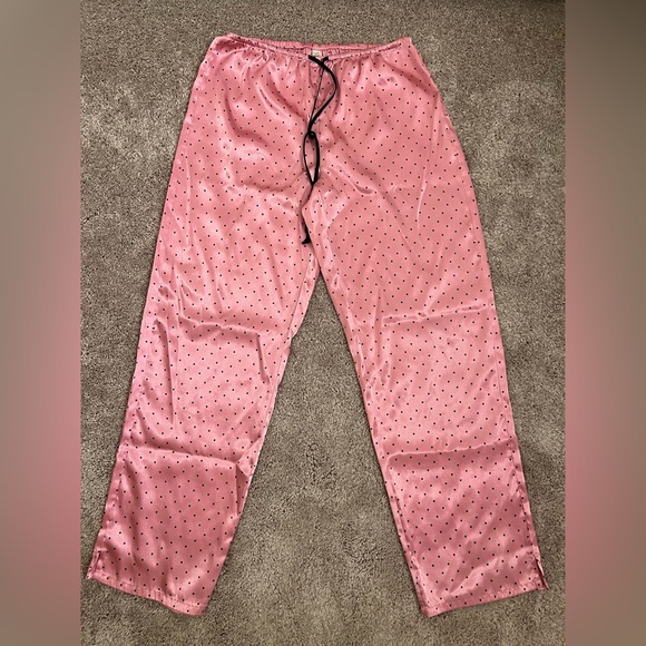 VINTAGE Pink by Victorias Secret Satin PJ Set, size Small - Picture 2 of 3